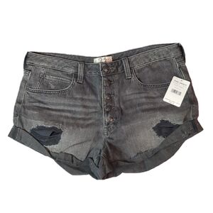 Free people black mambo shorts size 31